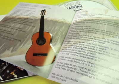 Diseño CD Flamenco tribute to Pat Metheny de Santiago Lara 3