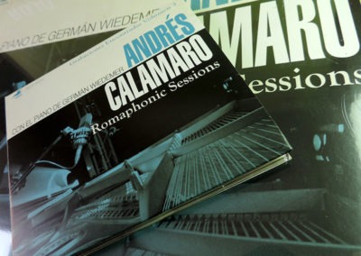 Diseño de CD y Vinilo Romaphonic Sessions de Andrés Calamaro