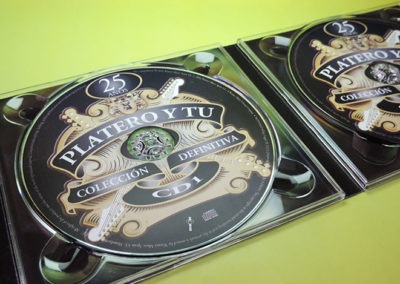 Diseño CDs colección definitiva de Platero y Tu 1