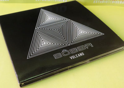 Diseño portada disco Vulcano Sober 1