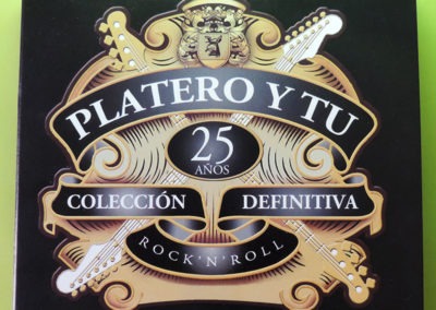 Diseño portada disco colección definitiva de Platero y Tu 1