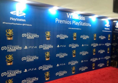 Diseño Decoración Premios Play Station 2019 Rojo Pistacho 7